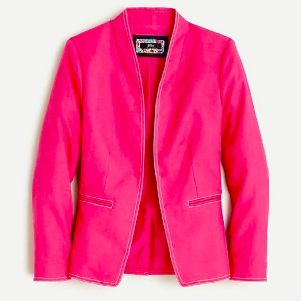 J.Crew “Going-Out Blazer” in vibrant pink - Picture 3 of 6